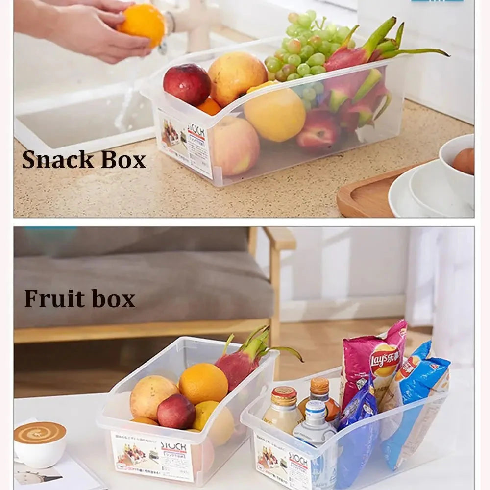 Clear Refrigerator Storage Bin
