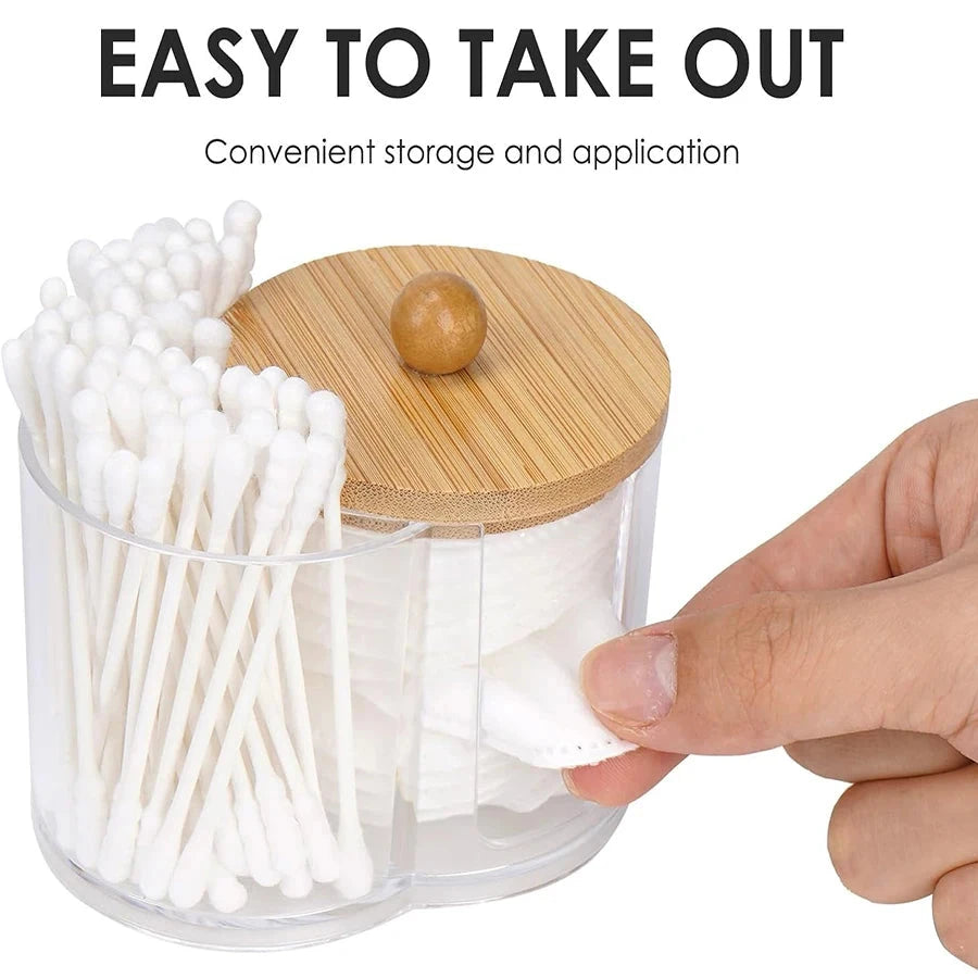 Clear Cotton Pad Organizer