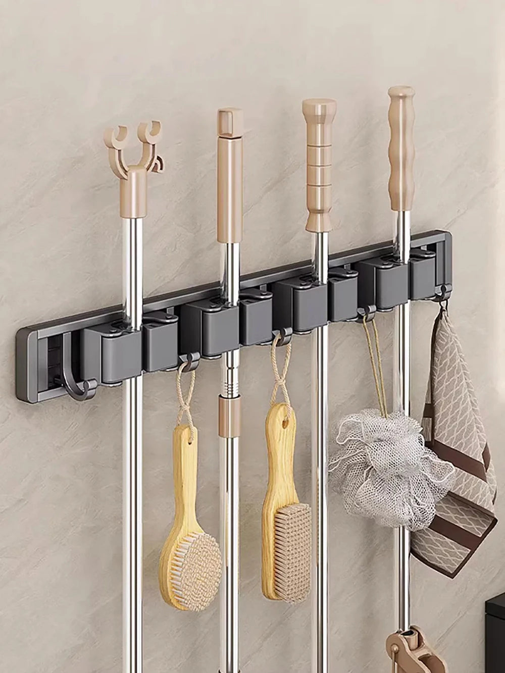 Wall Mounted Mop Broom Holder