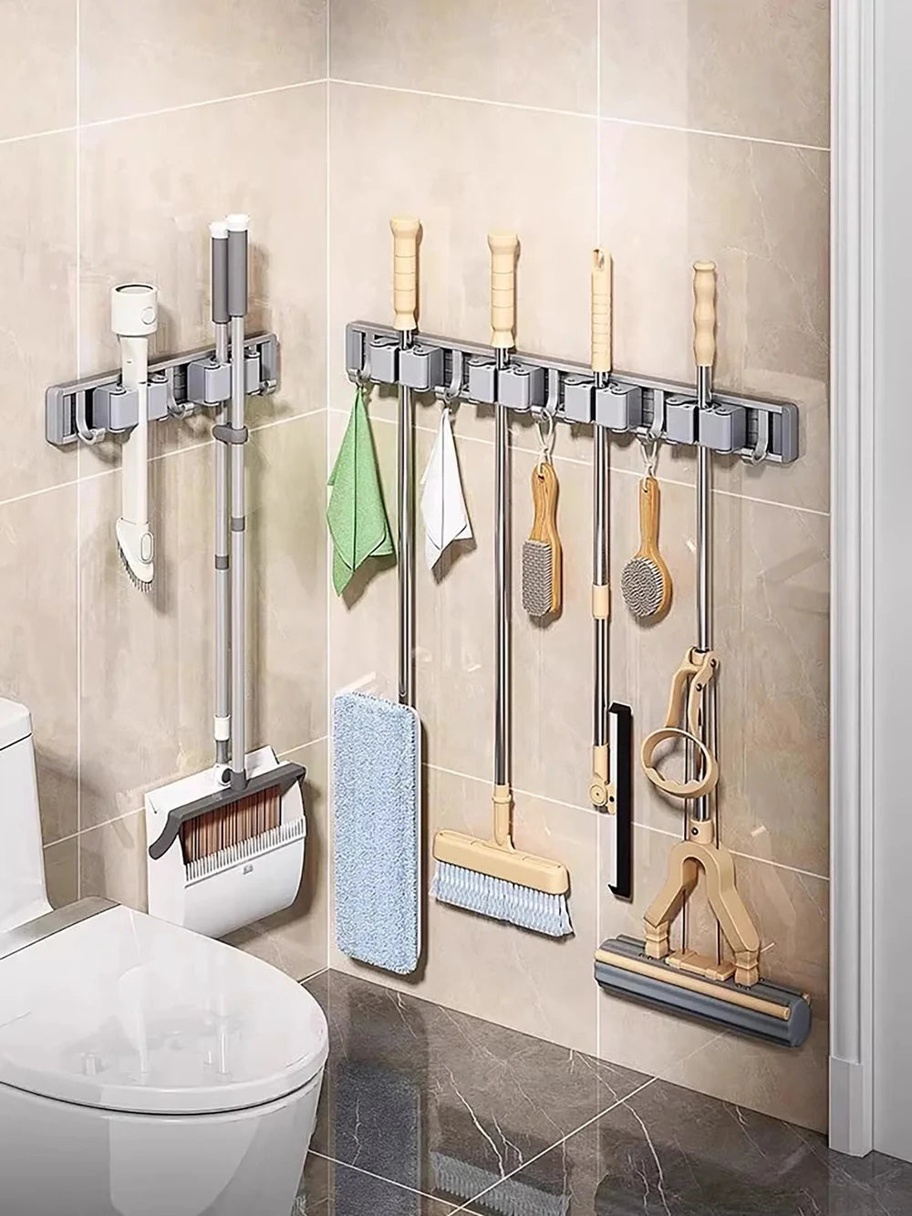 Wall Mounted Mop Broom Holder