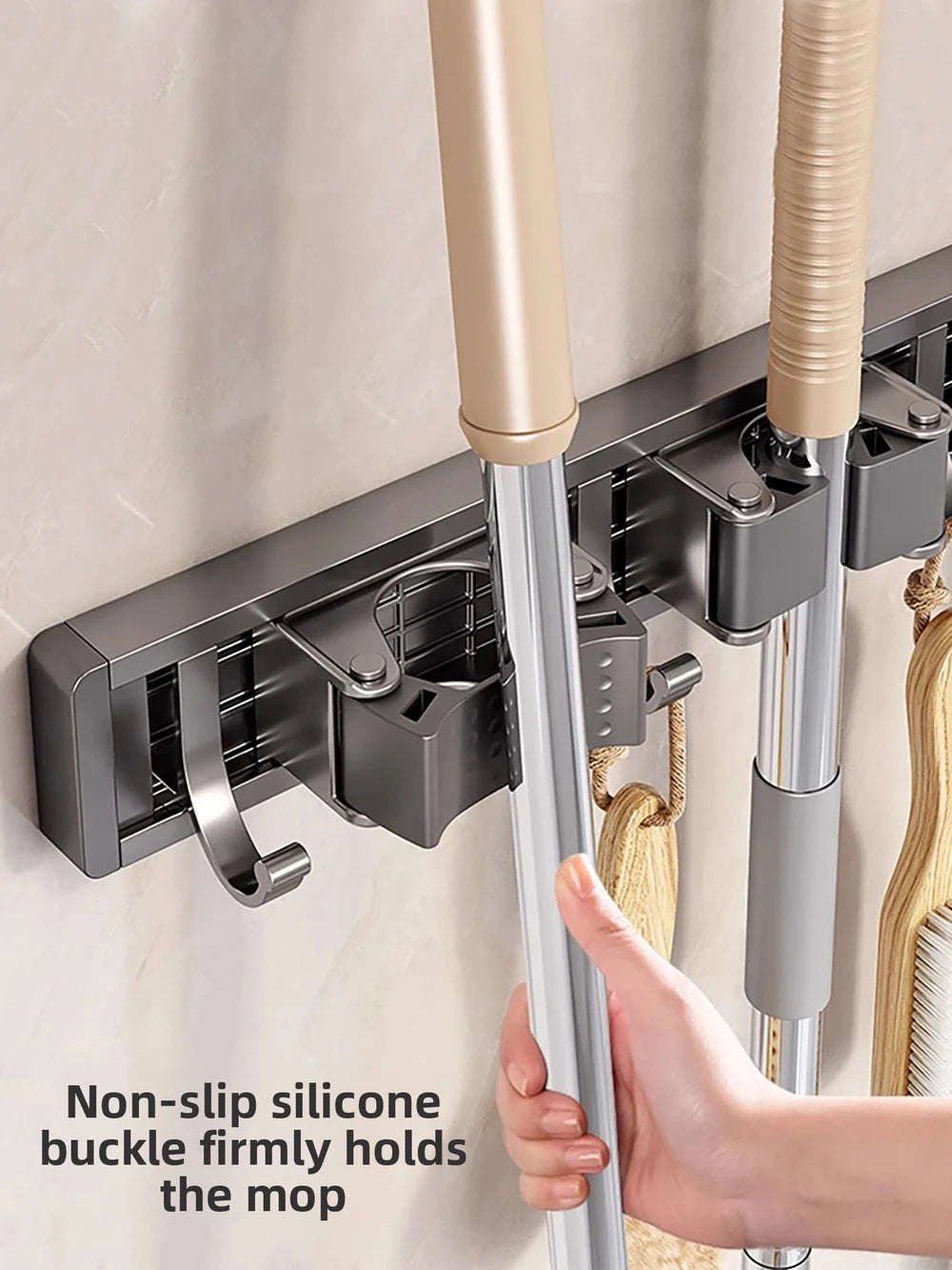 Wall Mounted Mop Broom Holder
