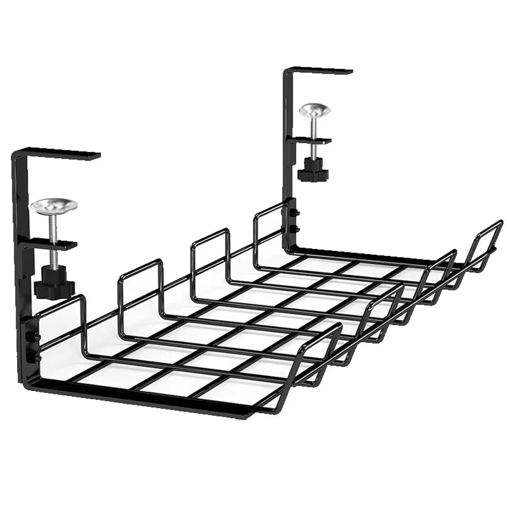Under-Desk Cable Management Tray