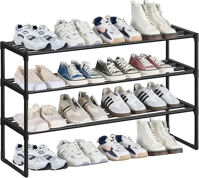 3-Tier Metal Shoe Rack
