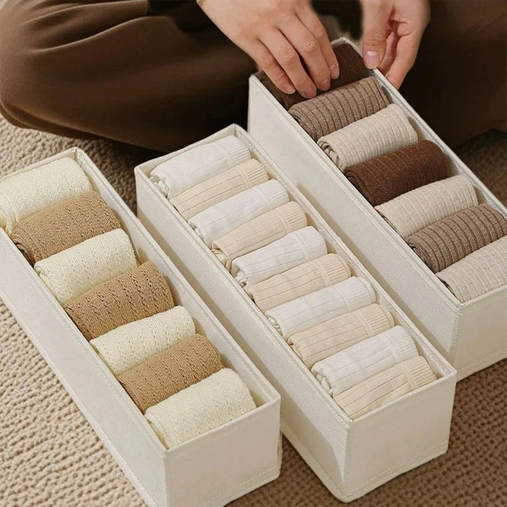 Foldable Drawer Organizer Bin