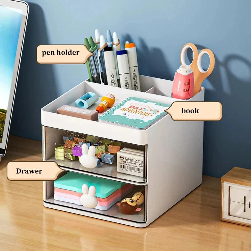 Small Desktop Organizer with Drawer