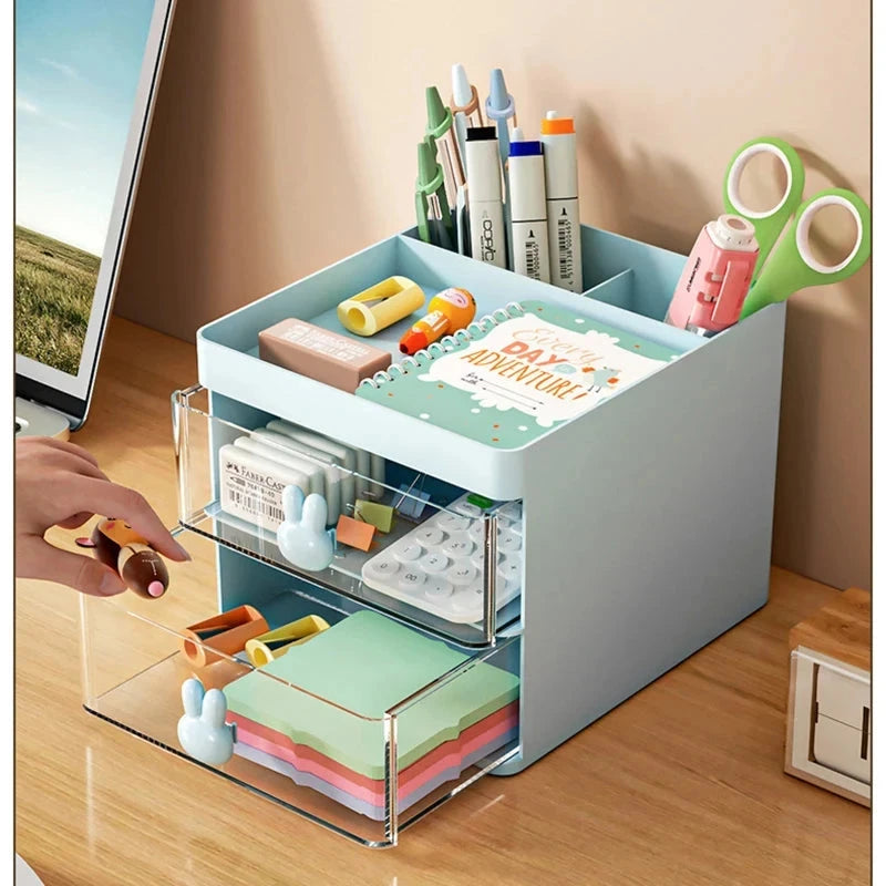Small Desktop Organizer with Drawer