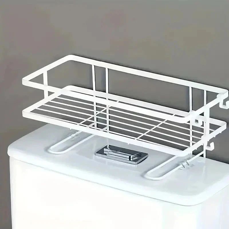 Metal Bathroom Over-Toilet Shelf