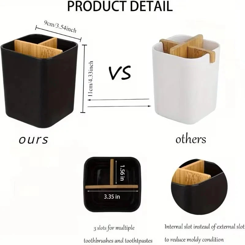 Three-Compartment Bathroom Organizer