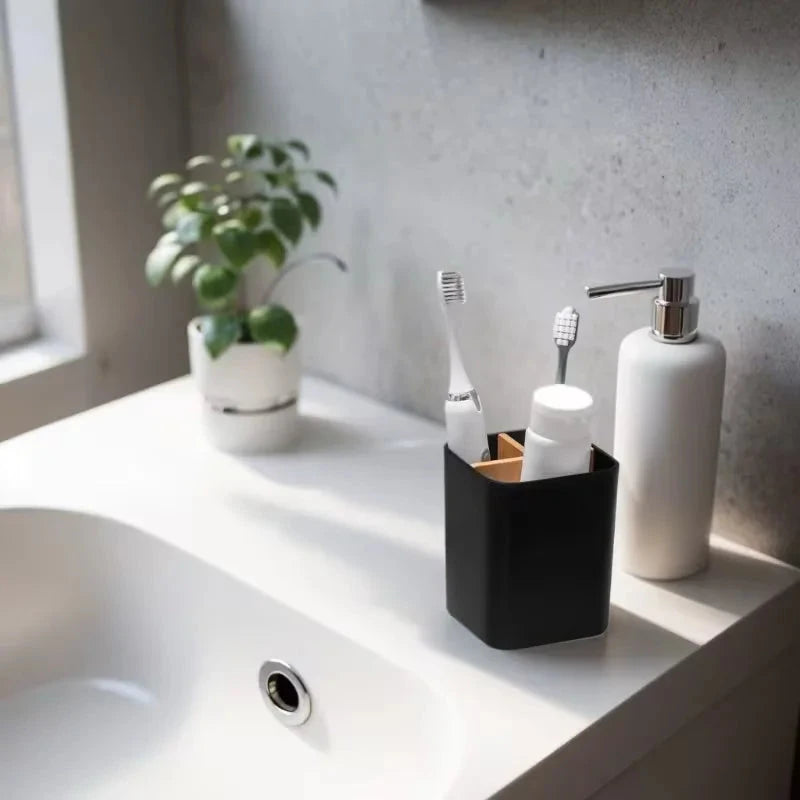 Three-Compartment Bathroom Organizer