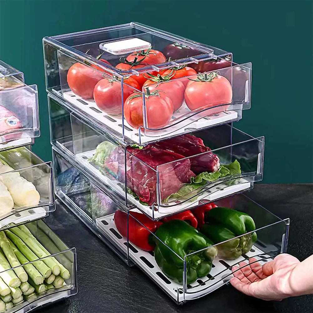 Stackable Fridge Produce Organizer