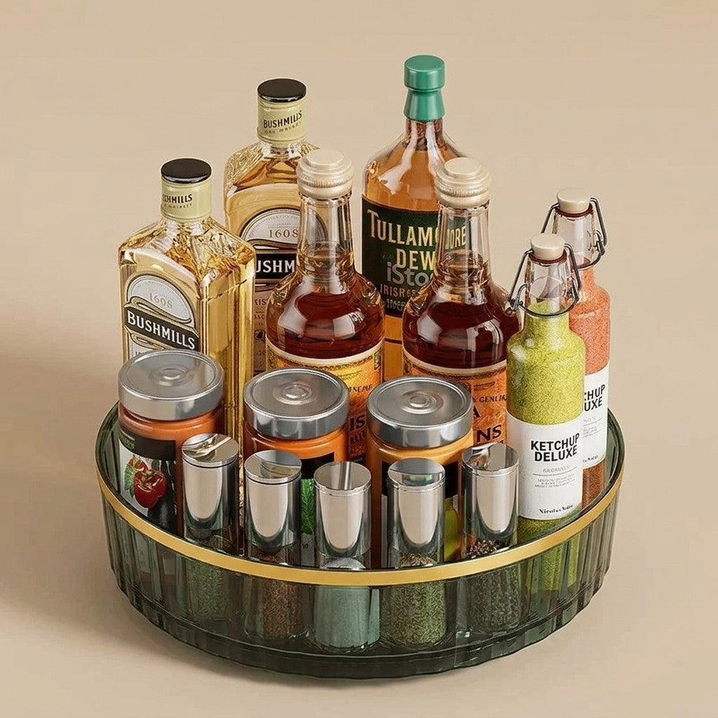 Rotating Countertop Spice Organizer