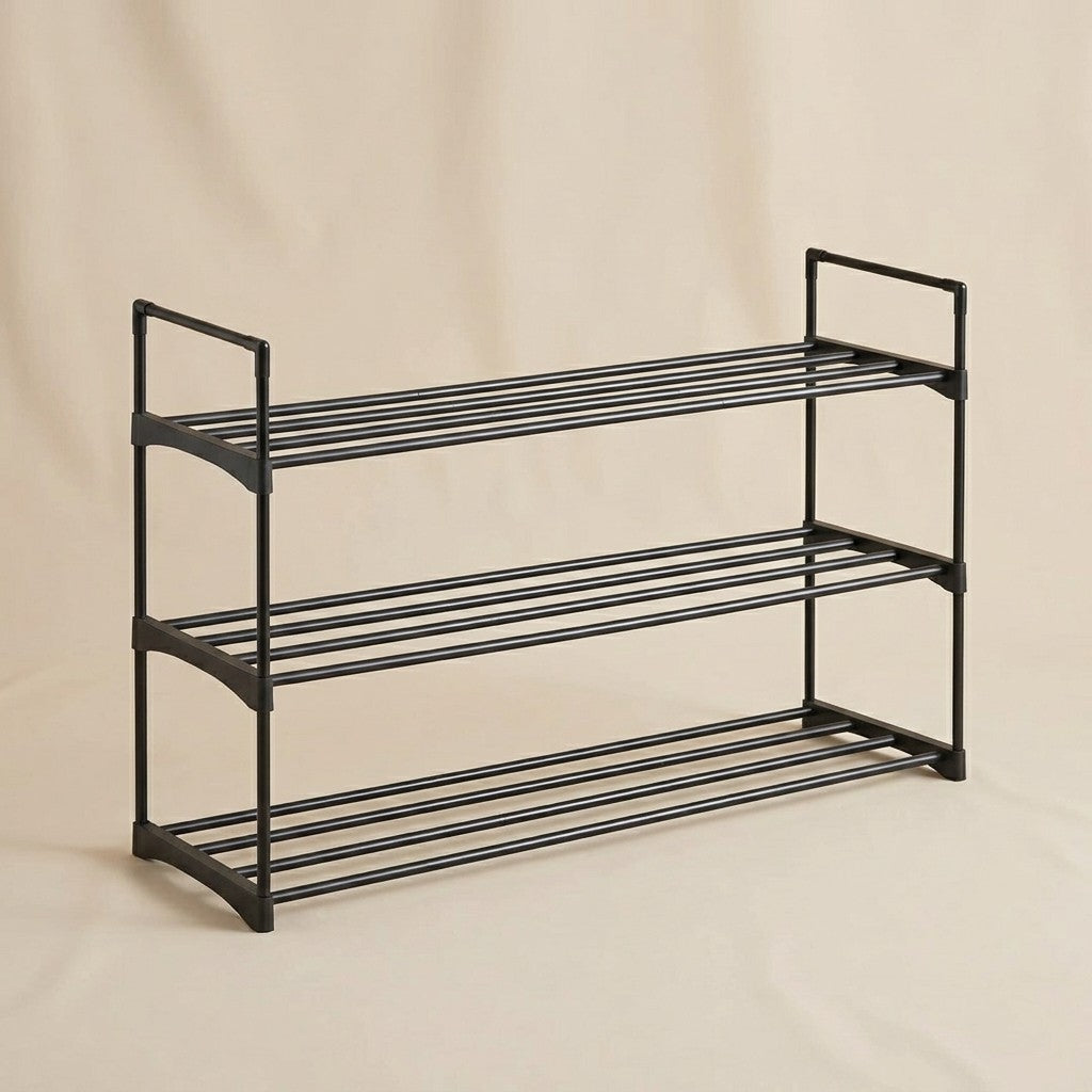 3-Tier Metal Shoe Rack
